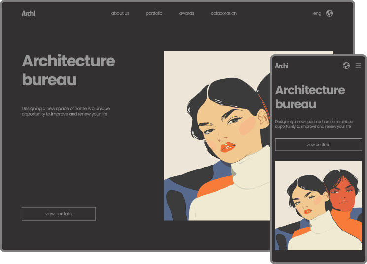 Шаблон сайту WebDev